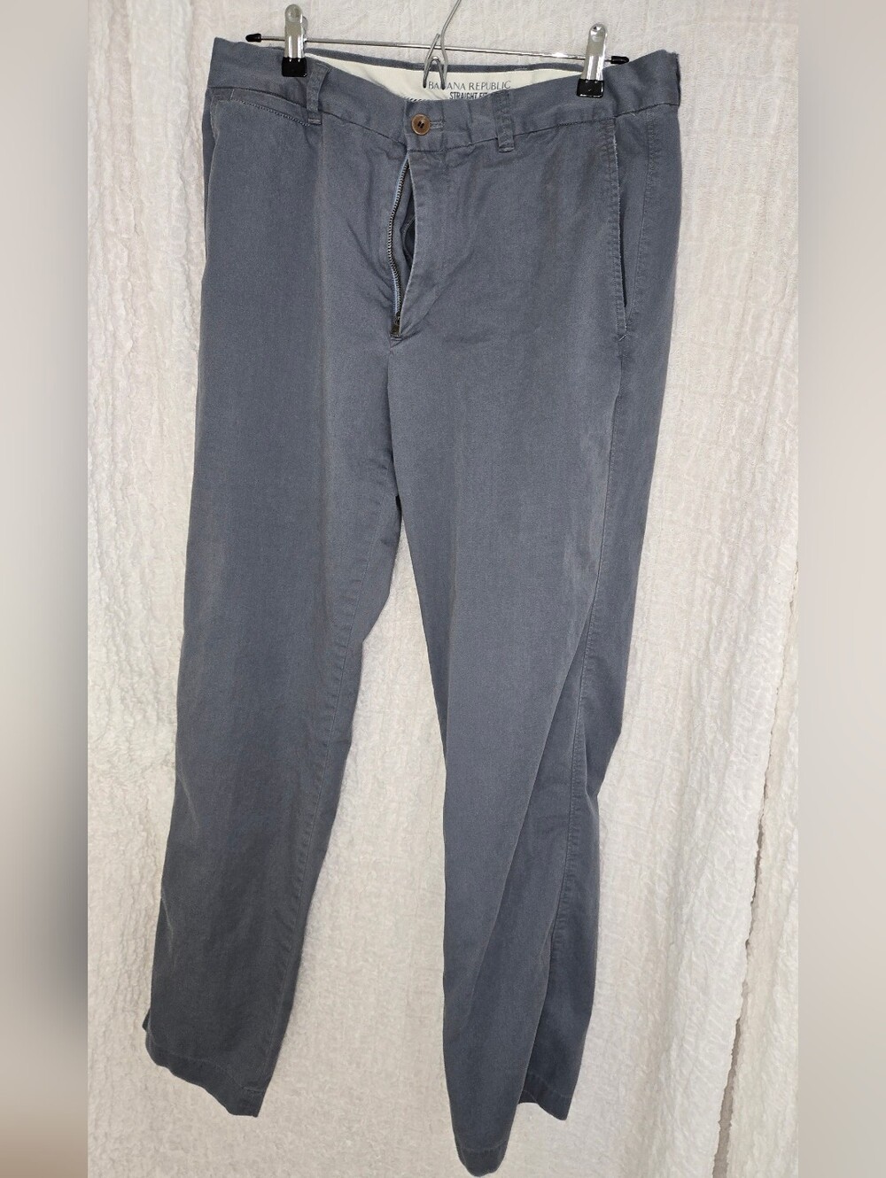Banana Republic Men's Gray Casual Chino Pants